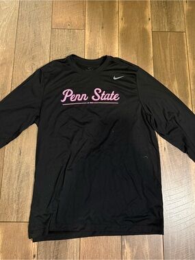Nike Custom Throwback Penn State Long-Sleeve Performance Dri-Fit T-Shirt